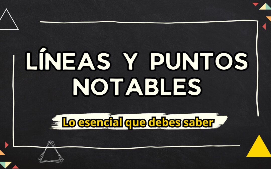 Líneas y puntos notables en un triángulo: lo esencial que debes saber